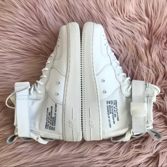 Nike air force 1 mid sneakers off white - Picture 5 of 8